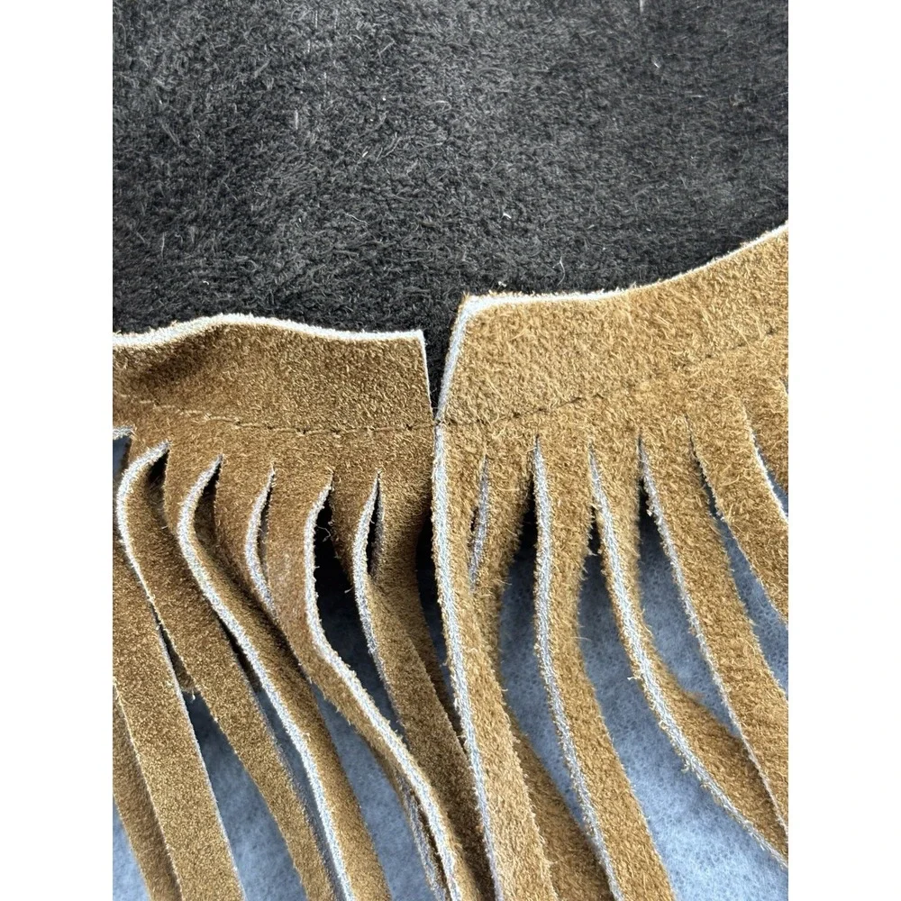 Equi-Grip Youth‎ Western Show Chaps Fringe Horse Concho Brown Small